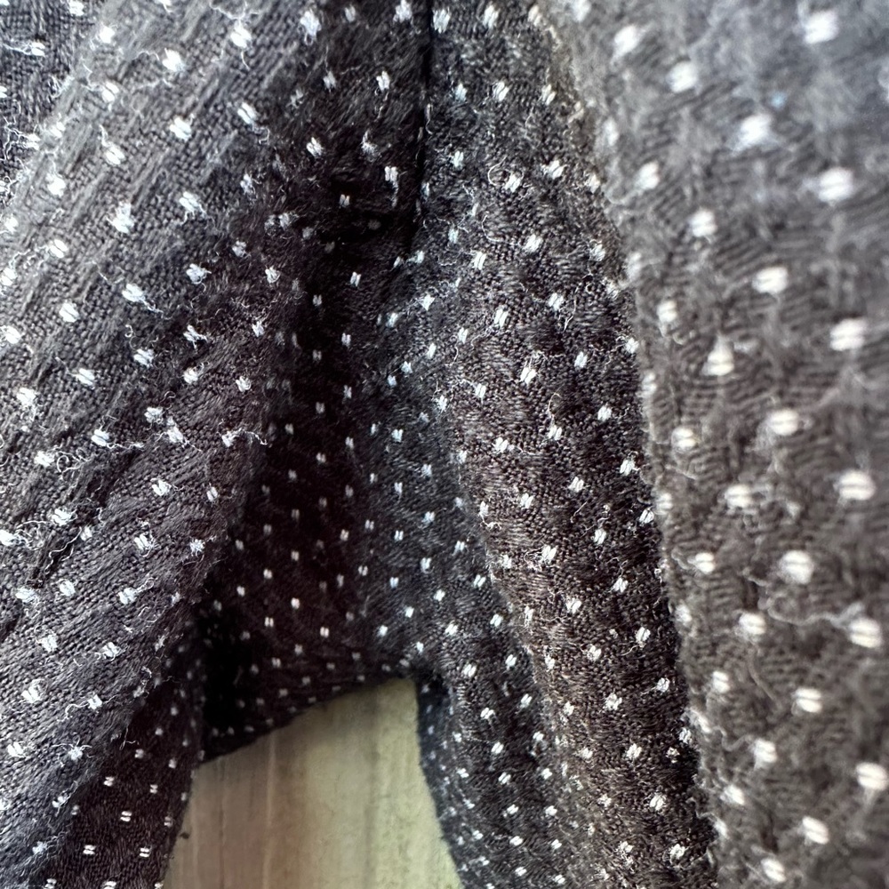 Ann Taylor Polka Dot Dress Pants Office Work Straight Leg Black White Size 4 - Picture 5 of 11